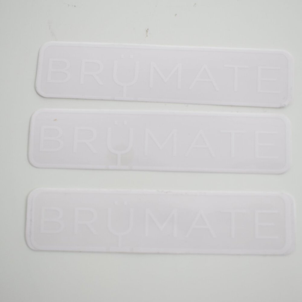 Brumate White Stickers - 3 Pack